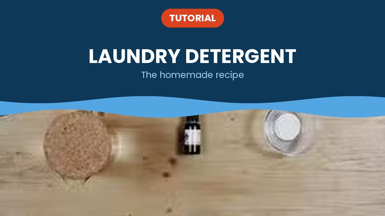 Laundry detergent – tutorial